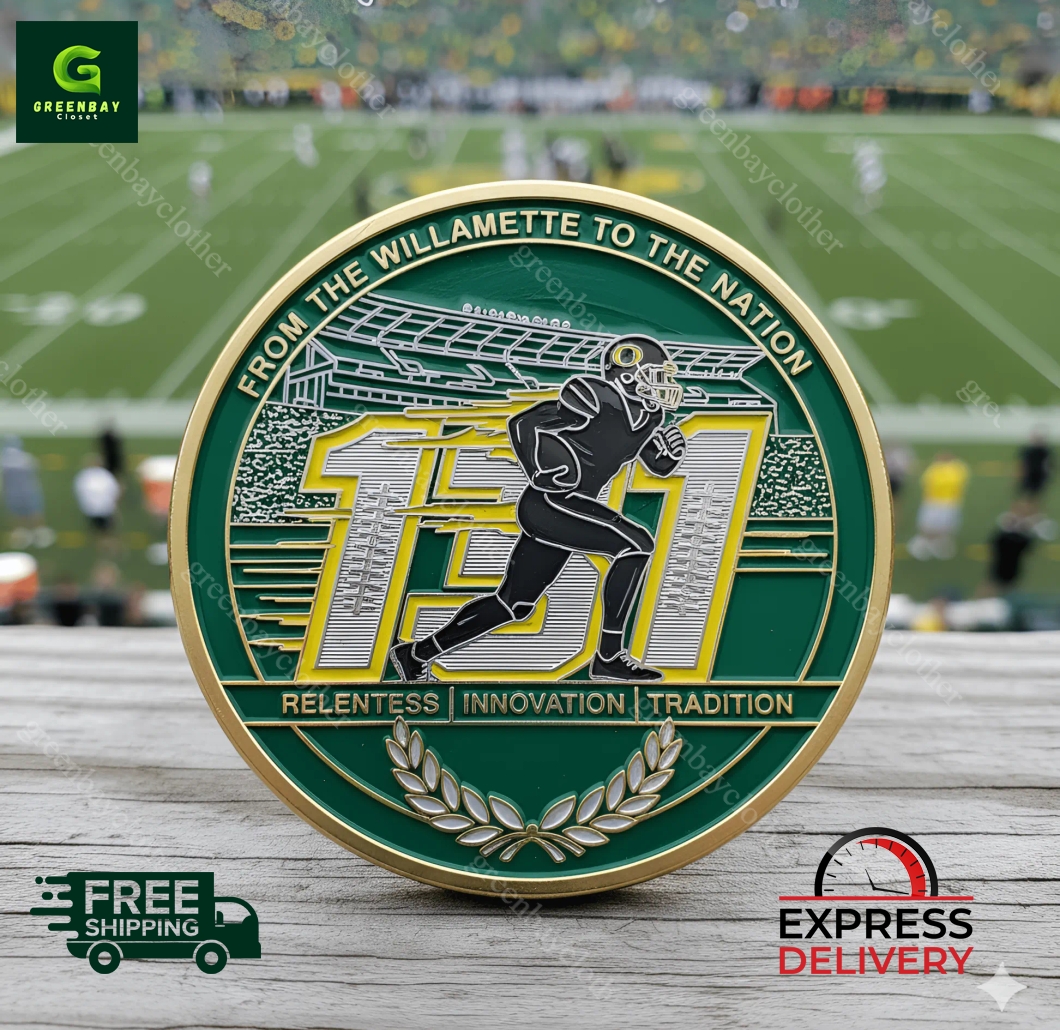 Oregon Ducks Football 131st Anniversary Commemorative Coin