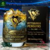 Pittsburgh Penguins 58th Anniversary Whiskey Glass
