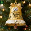 Pittsburgh Steelers Terrible Towel 50th Anniversary Christmas Bell Ornament