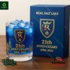 Real Salt Lake 21st Anniversary Whiskey Glass