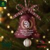 San Diego Padres 56th Anniversary Christmas Bell Ornament