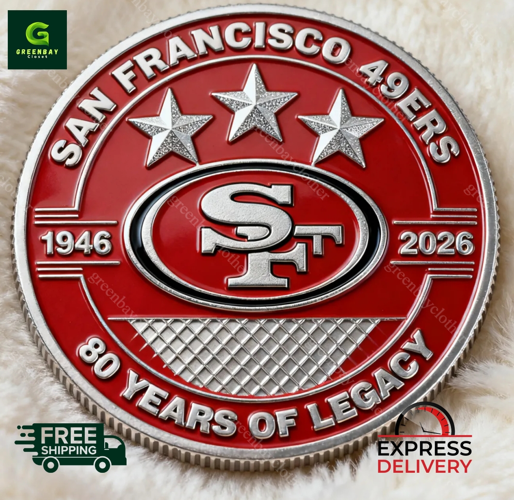 San Francisco 49ers 80h Anniversary Commemorative Coin San Francisco 49ers 80h Anniversary Commemorative Coin
