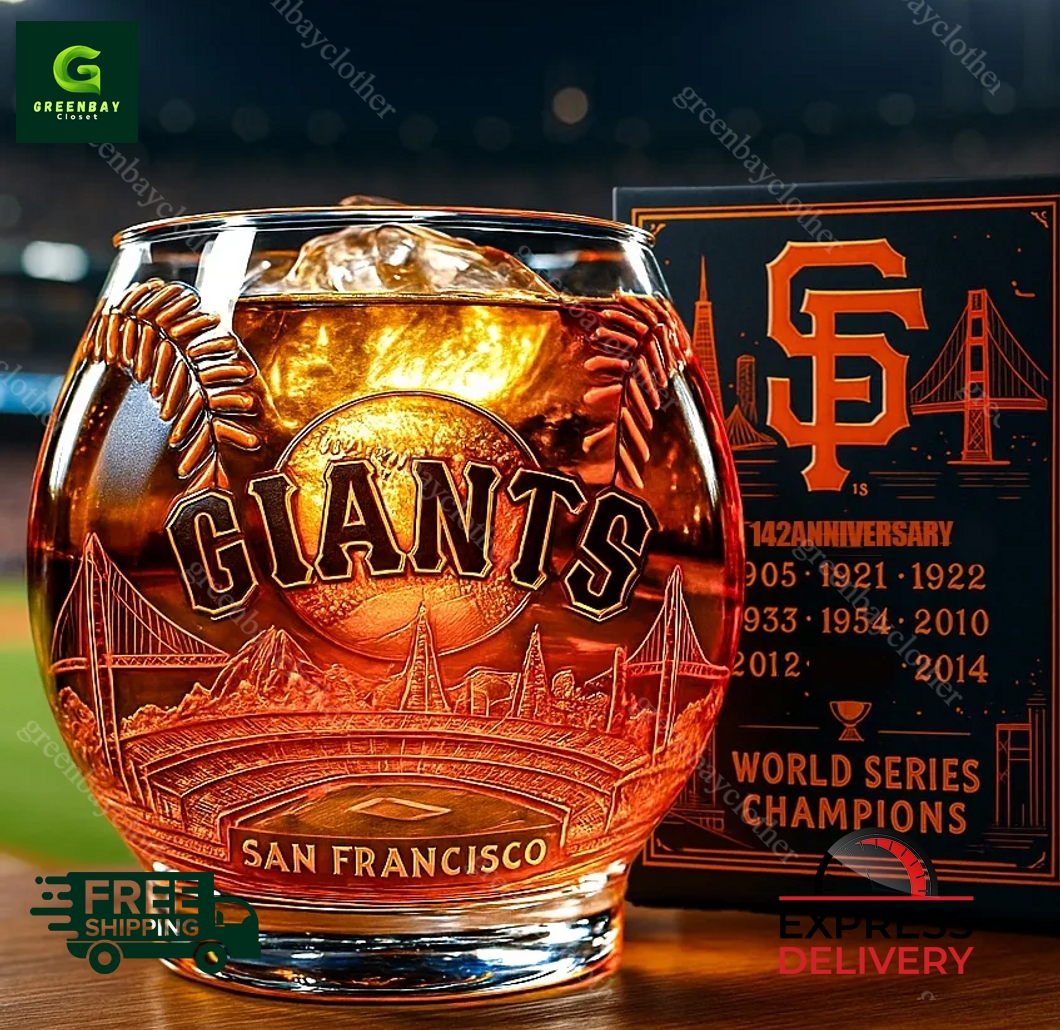 San Francisco Giants Whiskey Glass
