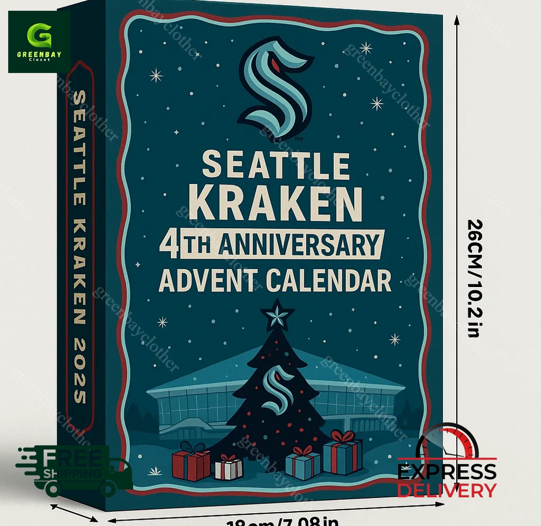Seattle Kraken 4th Anniversary Advent Calendar 2025