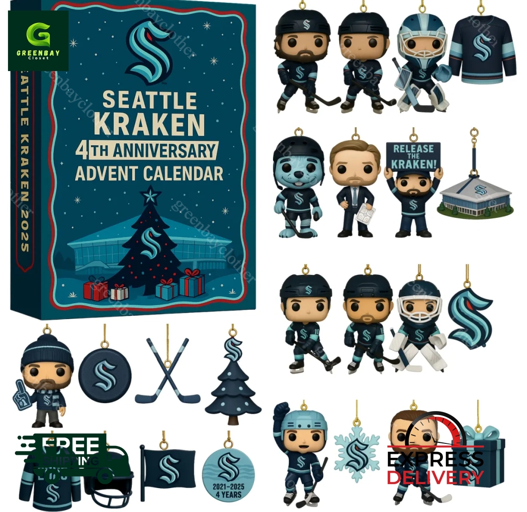 Seattle Kraken 4th Anniversary Advent Calendar 2025