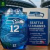 Seattle Seahawks 50th Anniversary Whiskey Glass