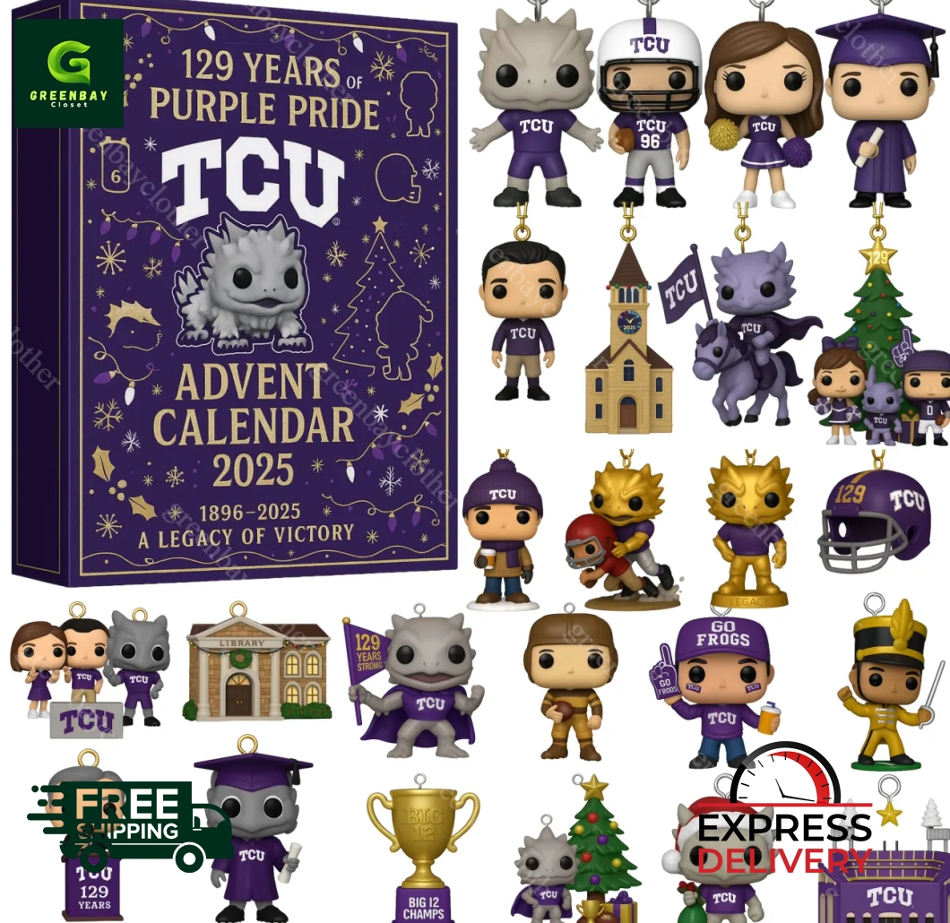TCU Horned Frogs 129th Anniversary Purple Pride Advent Calendar 2025