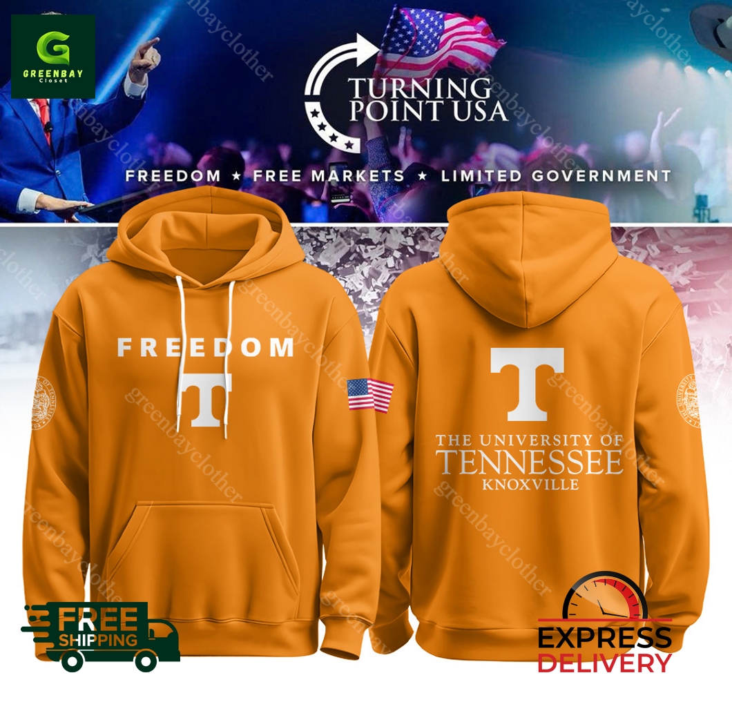 Tennessee Knoxville Campus Freedom Turning Point USA Hoodie Cap Tennessee Knoxville Campus Freedom Turning Point USA Hoodie Cap