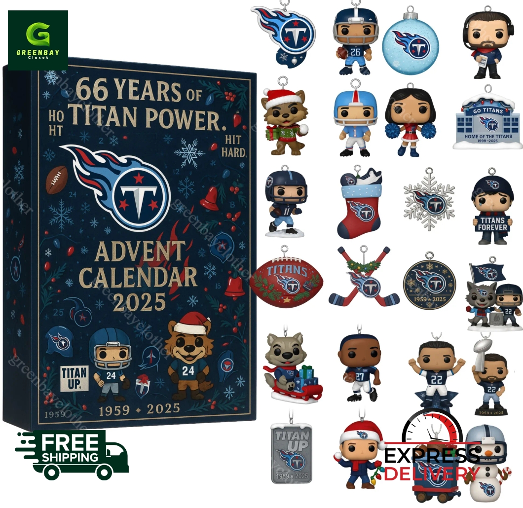 Tennessee Titans 66th Anniversary Advent Calendar 2025
