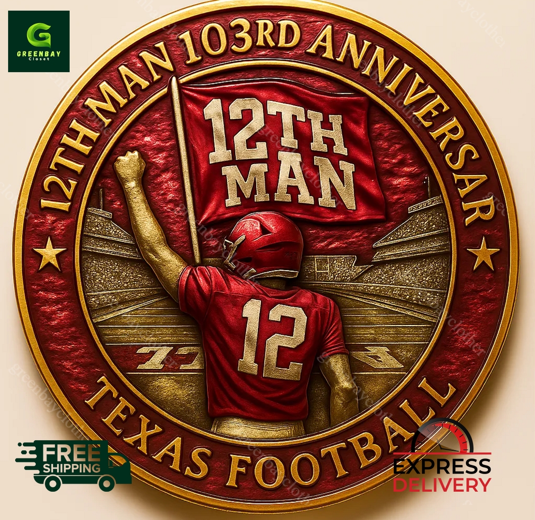 Texas Football 12th Man 103rd Anniversary Commemorative Coin