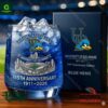 University Of Delaware Blue Hens 115th Anniversary Whiskey Glass