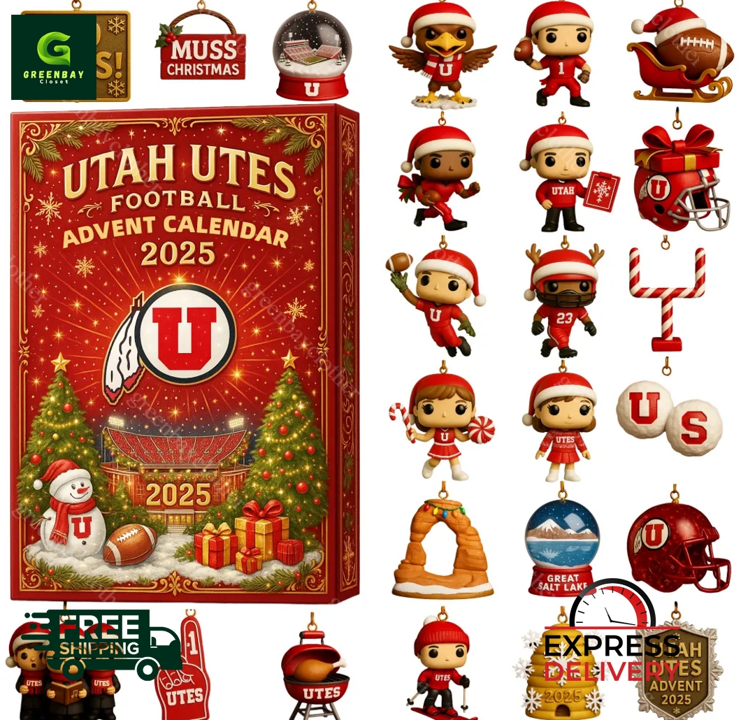 UTAH UTES Football Advent Calendar 2025