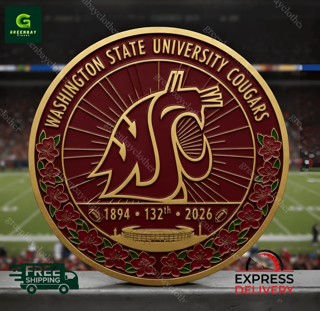 WSU Cougars 132th Anniversary Commemorative Coin WSU Cougars 132th Anniversary Commemorative Coin