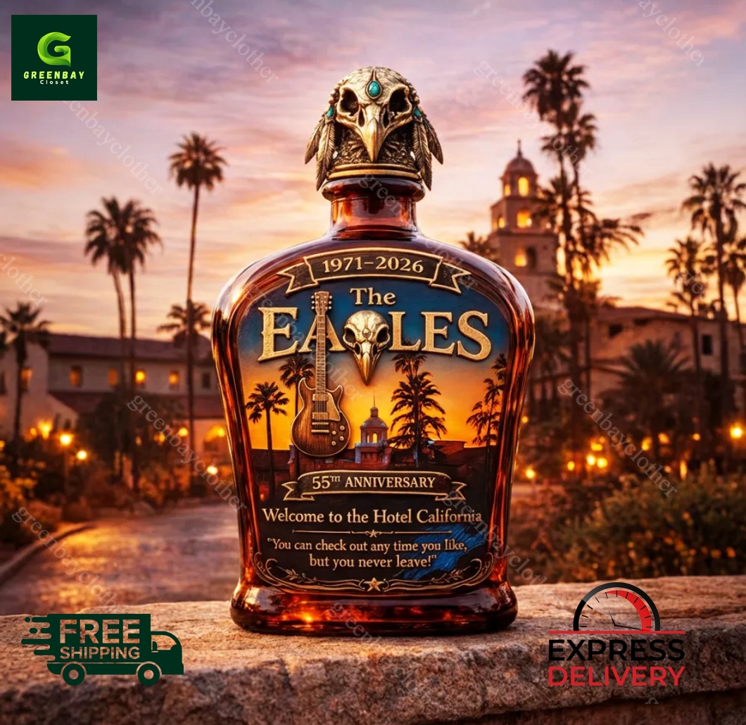 Hotel California The Eagles 1971-2026 55th Anniversary Whisky Bottle