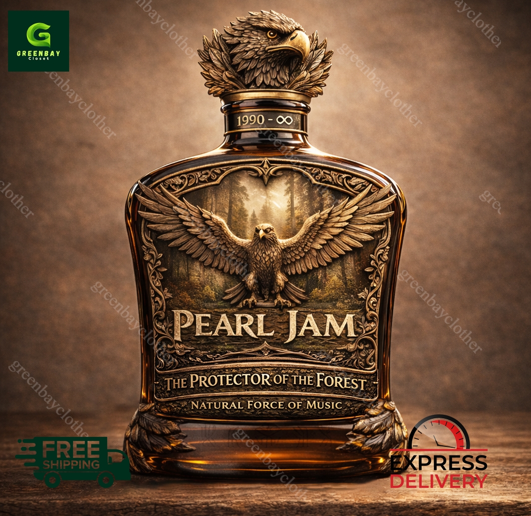 Pearl Jam Natural Force Of Music Whiskey Bottle