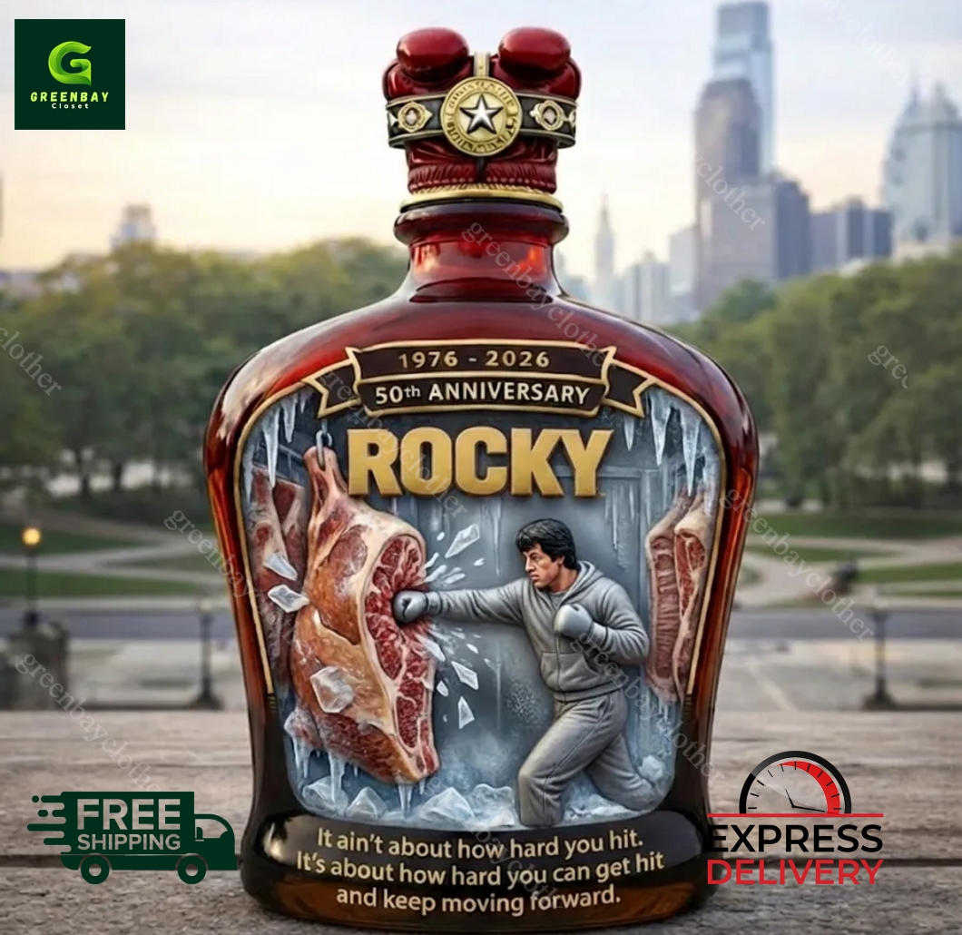 Rocky 1976-2026 50th Anniversary Whisky Bottle
