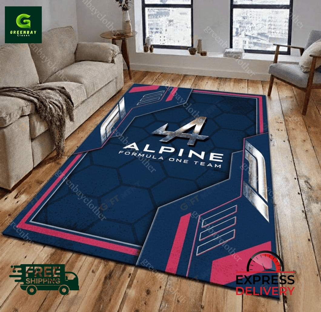 Alpine Formula Inspired Rug