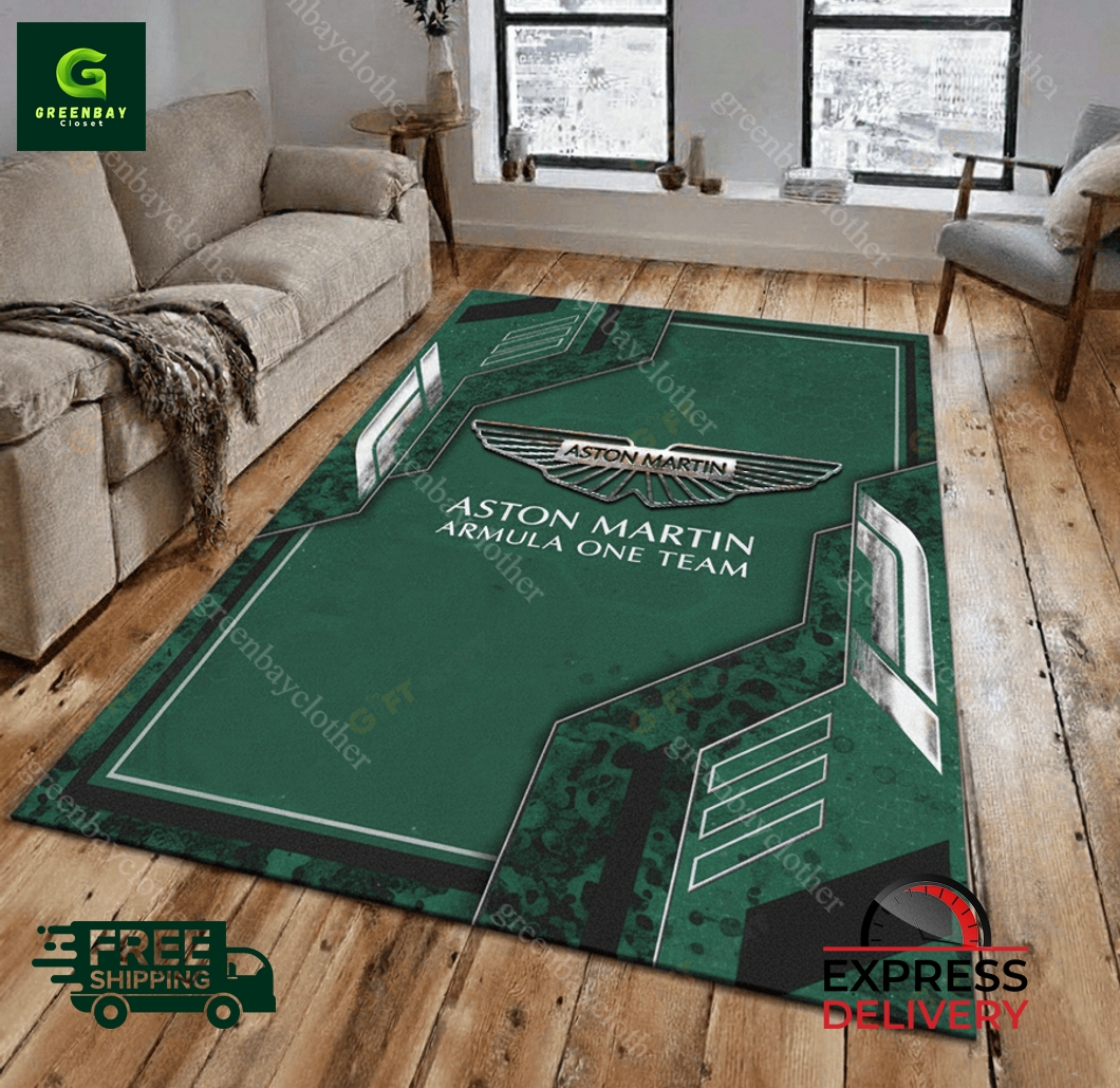 Aston Martin Formula Inspired Rug