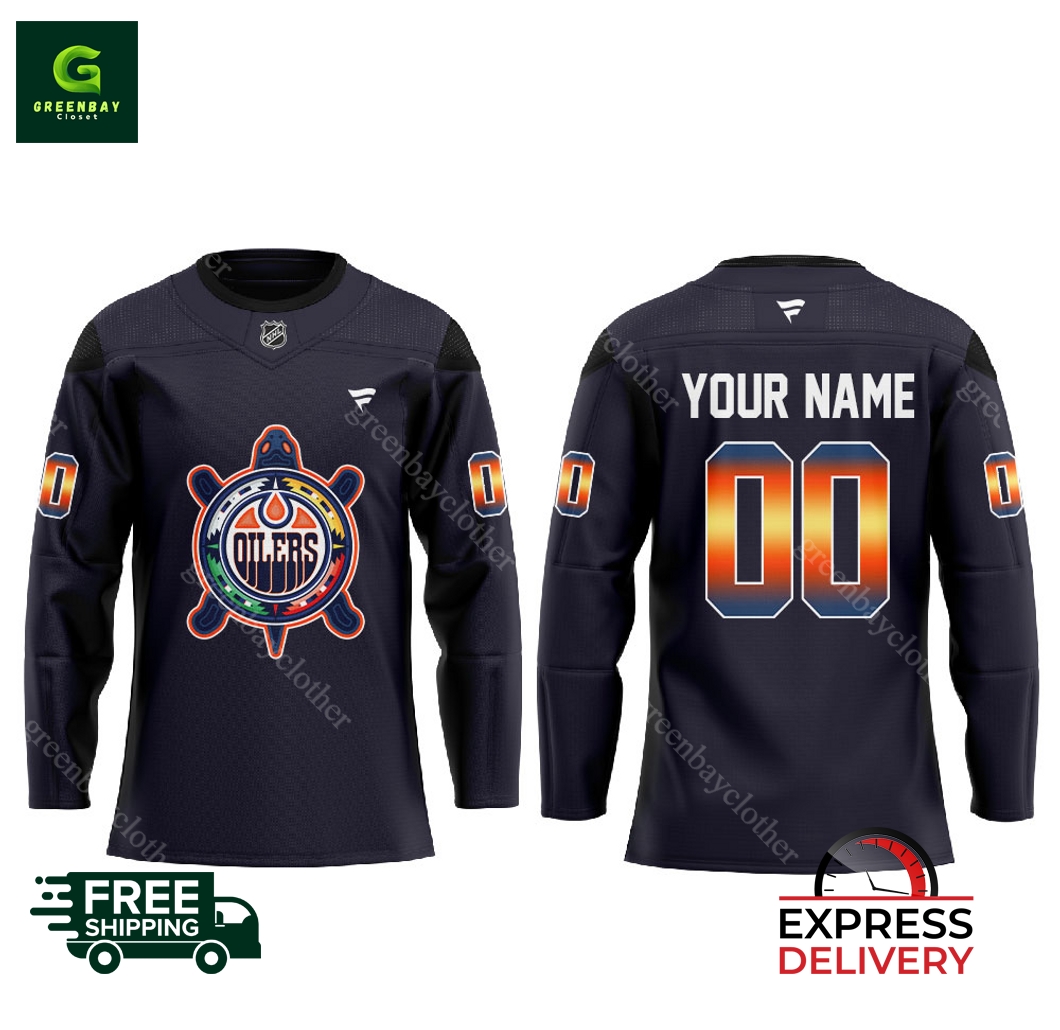 Edmonton Oilers Indigenous Peoples Festival Combo Hockey Jersey