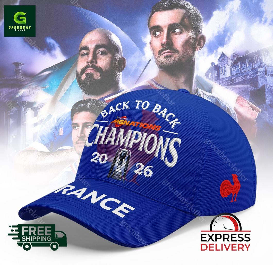 France Back To Back 6 Nations Champions Cap