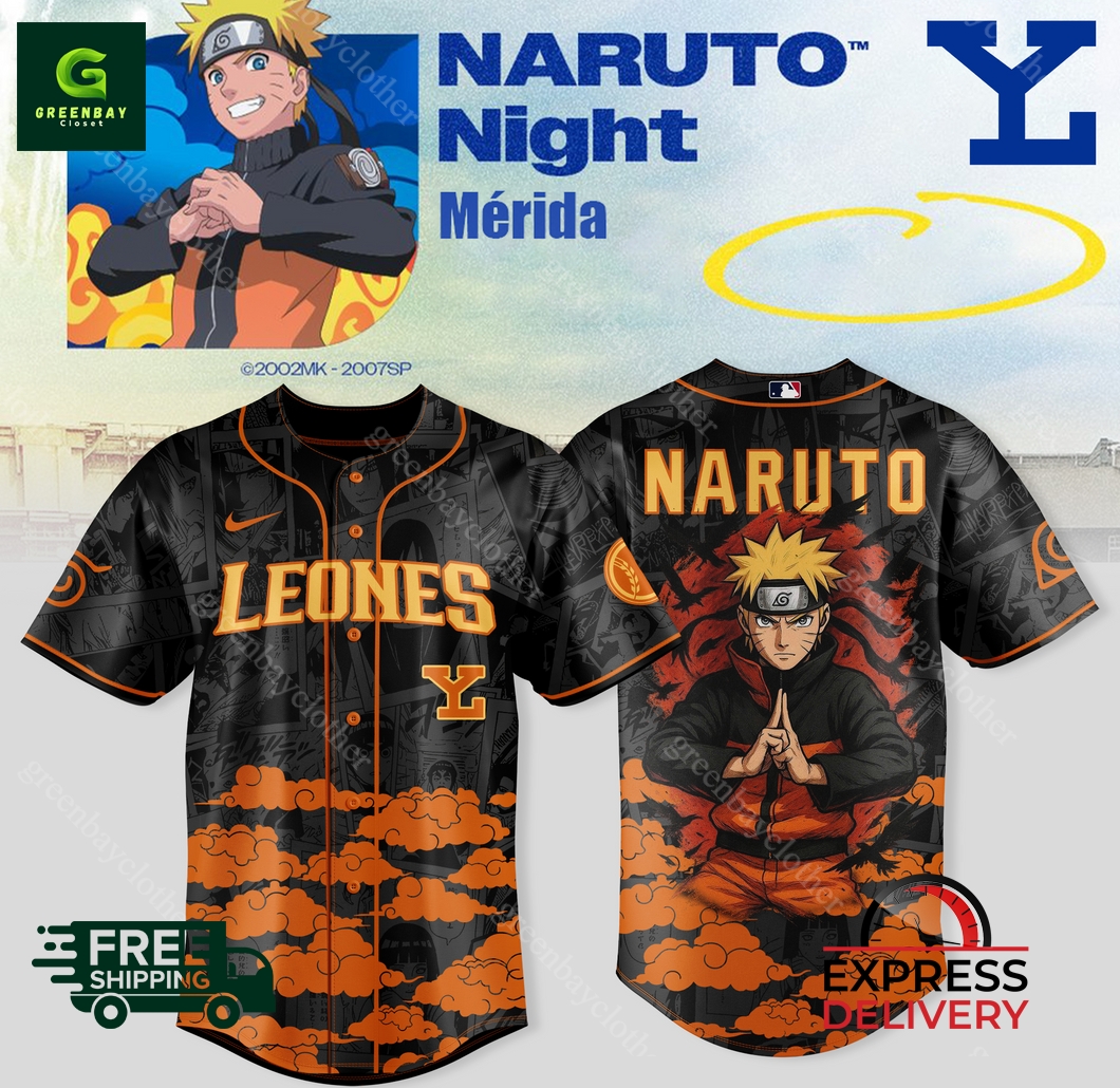Leones de Yucatan Naruto Night 2026 Baseball Jersey