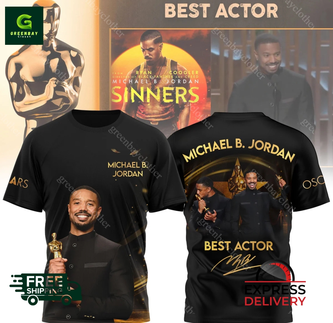 Michael B. Jordan Best Actor Signature 3D Shirt