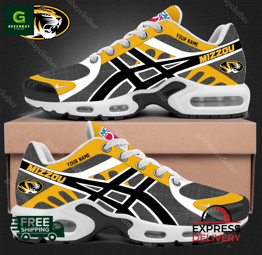 Missouri NCAA Basketball 2025 Air Max Plus Sneakers