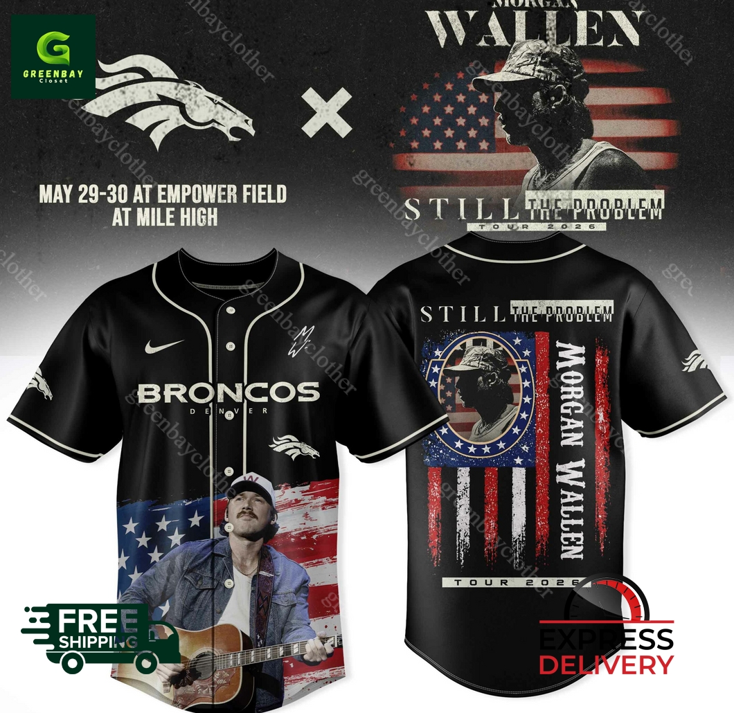 Morgan Wallen Still The Problem Tour 2026 Baseball Jersey