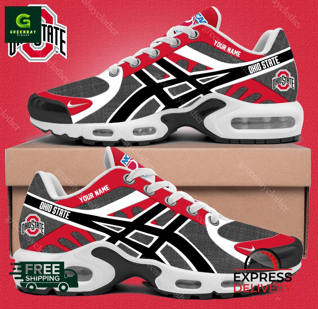 Ohio State Basketball 2025 Air Max Plus Sneakers