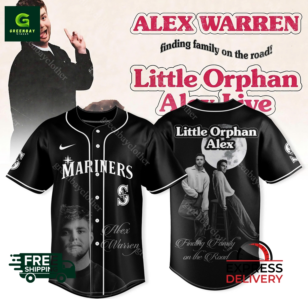 Seattle Mariners MLB Little Orphan Alex Tour 2026 Baseball Jersey