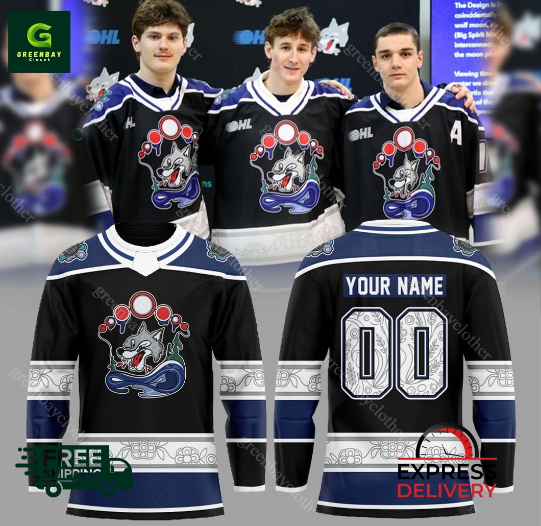Sudbury Wolves Our 25 26 Indigenous Hockey Jersey