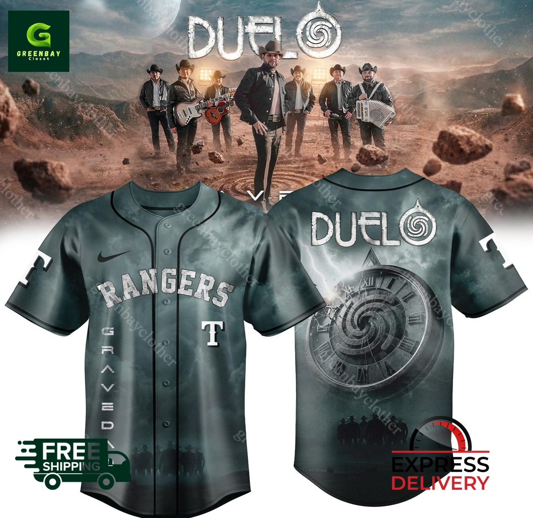 Texas Rangers MLB Duel Gravedad Tour 2026 Baseball Jersey