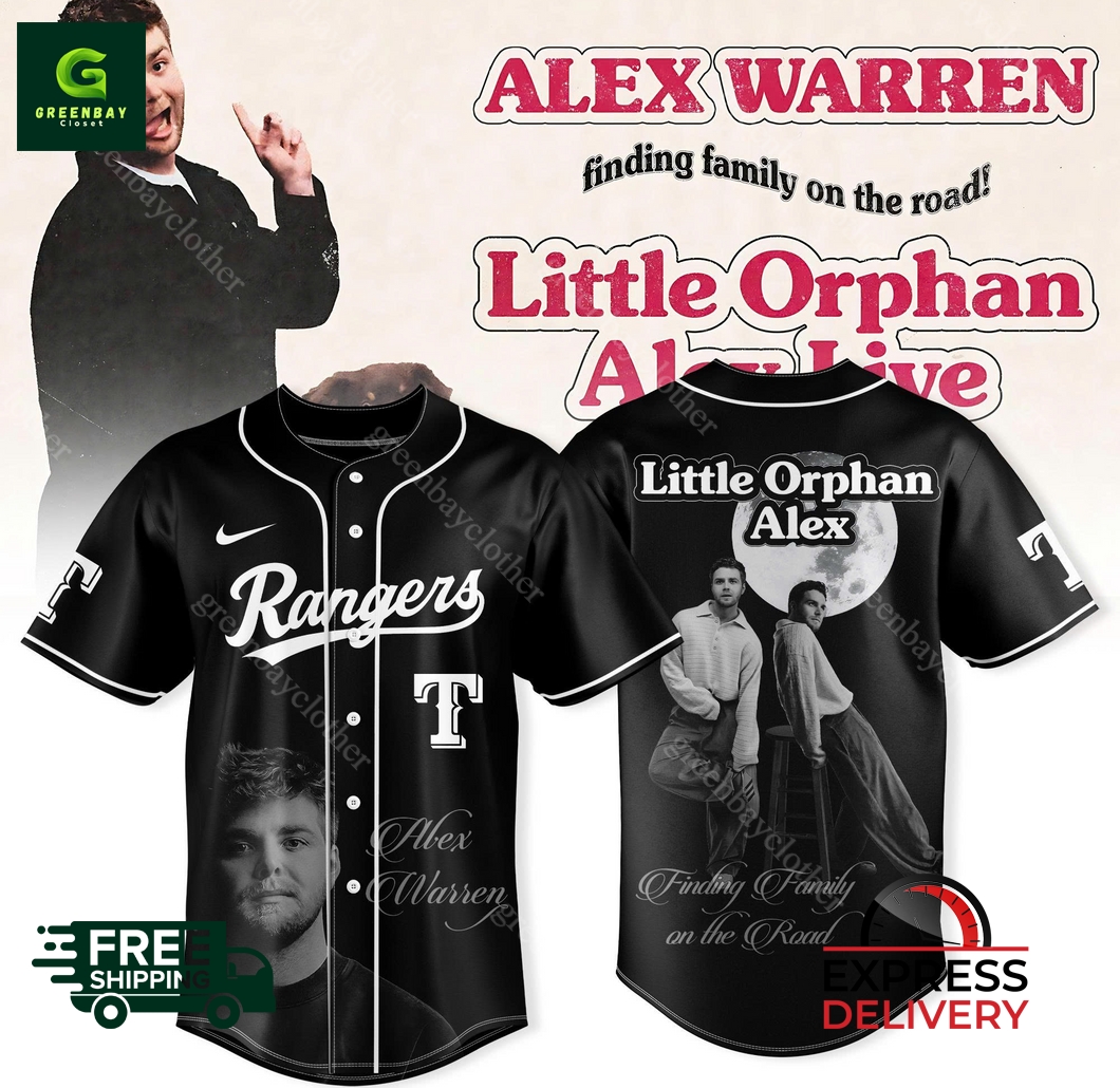 Texas Rangers MLB Little Orphan Alex Tour 2026 Baseball Jersey