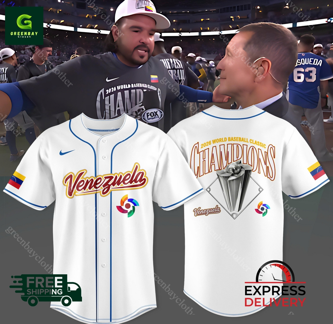 Venezuela 2026 World Baseball Classic Champions Baseball Jersey