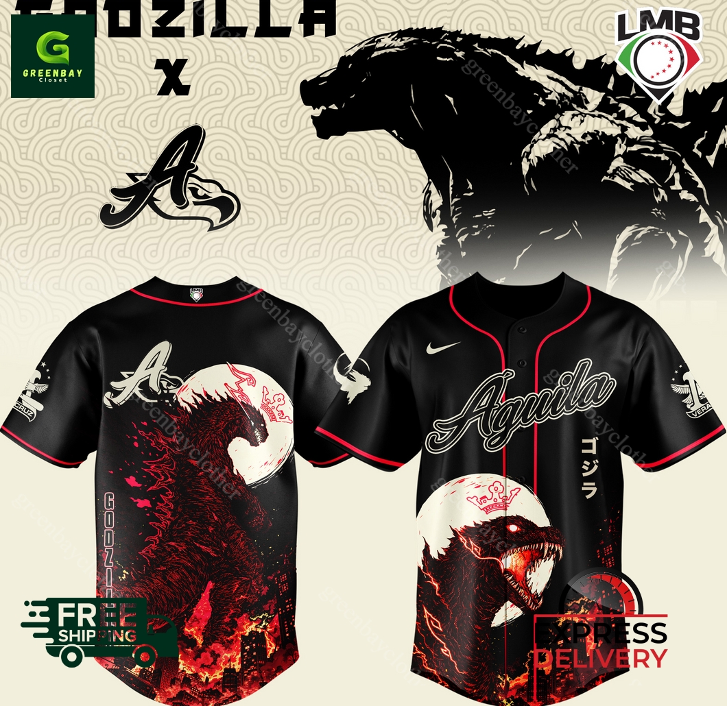 Veracruz Godzilla Minus Zero Baseball Jersey