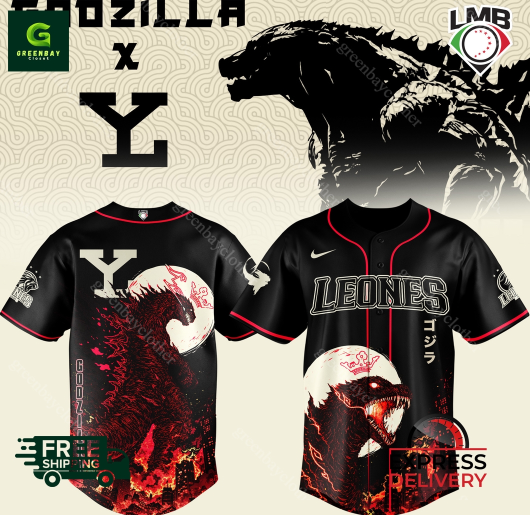 Yucatan Godzilla Minus Zero Baseball Jersey